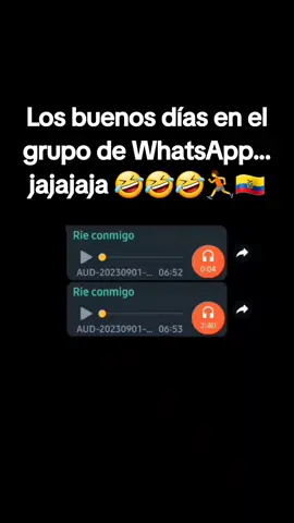 Los buenos días en el grupo de WhatsApp #whatsapp #Ecuador #migrantes_latinos #viral #parati 