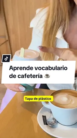 Vocabulario de cafetería. #vocabularioinglés #aprenderingles #englishhomeland 