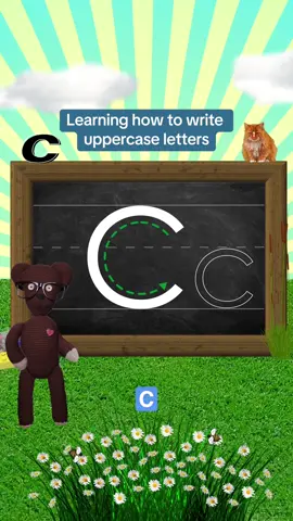 Learning how to write uppercase letters, letter C (teaching young children) Join Pip as she teaches children how to write the uppercase letters of the alphabet, in English! This educational video is perfect for preschool and kindergarten students learning the basics of the ABCs. To watch the full length video, please see the link in my bio. Or visit: https://www.youtube.com/playlist?list=PLQ2r3jkK9oJKfXMRwldgAC1IxhfL4YdrQ Pip makes learning the alphabet fun, engaging, and easy with simple, interactive animated visuals. The visual aids used in the video make it easy and effective for kids to remember the alphabet letters and improve their writing skills. Children will love the visual and interactive approach to learning to write the alphabet letters. This video is an effective tool for early childhood development, improving memory, and building language skills through simple, fun, and animated activities.  Give your child a head start today and watch now. #writingforchildren #learningtowriteabc #learningtowritethealphabet #earlylearnıng #abcwriting