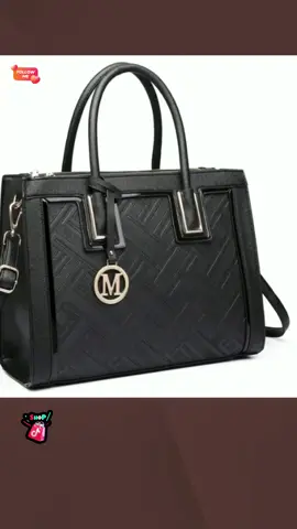 MISS LULU Raised Cord Tote Han.