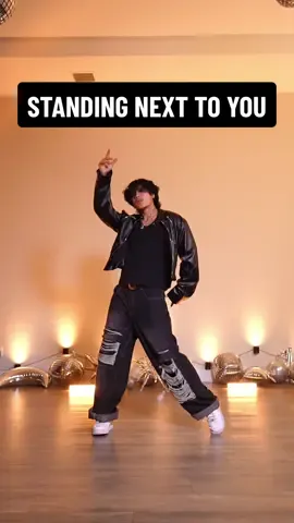 this is what my audition video wouldve been to dance for @AbjkMRstY 🫡😭🔥  #BTS #JUNGKOOK #StandingNextToYou #JungKook_GOLDEN 
