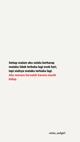 Aku hanya ingin menghilang, aku hanya ingin tenang, aku sudah muak dengan semua kesedihan. #foryou #galaubrutal #sadstory #xyzbca #quotes #fyp #galaustory #sadvibes #xyzcba #quotesaesthetic #fypシ #sadvibesonly #xyzbcafypシ #quoteshariini #fypage #quotestory #gamonbrutal #gamon #MentalHealth #brokenhome #nangisdipojokan #pikirankacau #menangis #sedih #bungaterakhir #bungaterakhirafgan 