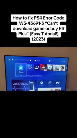 How to fix PS4 Error Code WS-43691-3 “Can’t download game or buy PS Plus” (Easy Tutorial!) (2023) #ps4 #ps4error #ps4tutorial