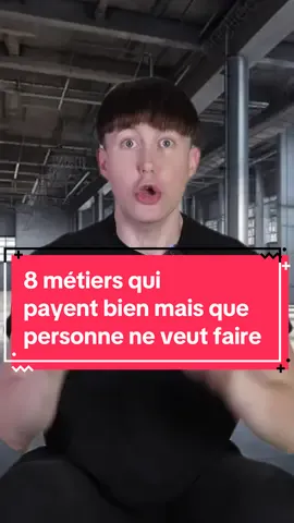 8 métiers qui payent bien mais que personne ne veut faire 💰