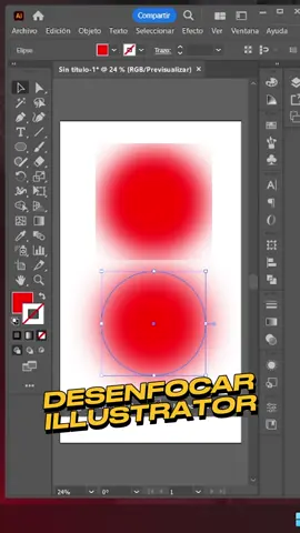 sabes crear un desenfoque en Illustrator?? #diseñografico #AprendeEnTikTok #tutorials #parati #canva #illustrator 