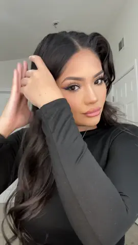 Double braided half up half down tutorial 😍 #hairstyle #hairtok #ellaisaacson #everydayhairstyle #asoueella #hairtutorials #fallhairstyles #holidayhair #fyp  📽️ brookiesburner