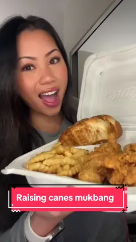 Omg the CRUNCH today 🤤 who else thinks that the Texas toast is the best thing EVER!? 😍😍 @Raising Cane's  #eatwithme #mukbang #mukbangeatingshow #FoodTok #eatingasmr #friedchicken #mukbangasmr #asmreating #eatingshow #eatingshowasmr #eatingsounds #mukbangs #mukbangvideo #letseat #watchmeeat #eatingsounds #crunchyasmr #asmrcrunch #crunchysounds #crunchy #crunchymukbang #raisingcanes #canes #canessauce #caneschicken #canesmukbang #asmr #viral #saucymukbang 