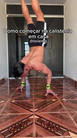 Como iniciar na calistenia em casa #calisthenics #workout #calistenia 