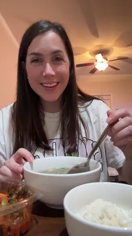 Ox tail soup for dinner! #oxtailsoup #koreanfood #korean #soup #mukbang #mukbanger #foodies #foodtiktok #foodontiktok #FoodTok 