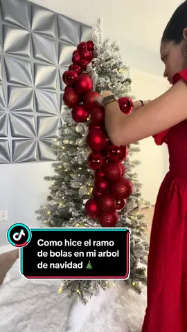 Ya que tantos me preguntaron aquí les dejo el video de como hice el ramo de bolas para el arbolito de navidad ☺️🙏🏻 Espero que les haya gustado 🥰 #christmastree #christmasdecor #christmas #navidad #decoraciondenavidad #arboldenavidad #decorandomiarbol #tips #recomendaciones #fyp #parati #viral