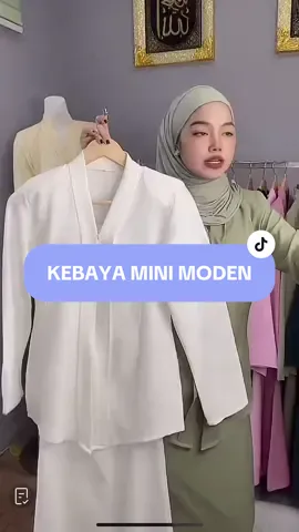 Lawanyalah awak kebaya mini ni 😍 #kebayaminimoden #kebayaraya #bajuraya2024 #OOTD #outfitideas #fyp #trending 