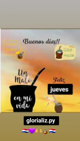 Jueves de tbt+mate Buen día Paraguay  🙌💜🇵🇾🇵🇾