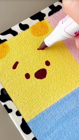 #ffws2023 #TikTokAwardsVN2023 #asmr #acrylic #drawing #drawingwithme #xh #cute #colors #acrylicpainting #pooh 