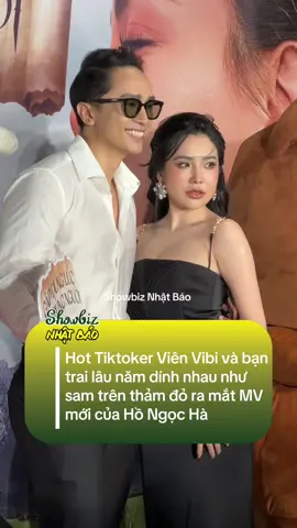 Hot Tiktoker Viên Vibi và bạn trai lâu năm dính nhau như sam trên thảm đỏ ra mắt MV mới của Hồ Ngọc Hà #vienvibi #hongocha #haho #bimatvbiz #showbiznhatbao #xuhuong #tiktokgiaitri #TikTokAwardsVN2023 