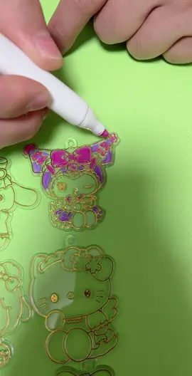 Children's crystal glue painting#fyp