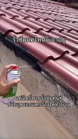 #สเปรย์อุดรอยรั่วกันน้ําซึม #สเปรย์อุดรอยแตกผนัง #อุดรอยรั่วซึม #ซ่อม #ซ่อมแซม #สเปรย์อุดรอยรั่วรอยร้าว 