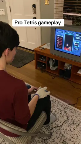 Look at those hands go! #ctwc #nes #tetris #goatythroaty #satisfying #rolling #asmr #nestetris #viral #gaming #retro #USA #texas #california