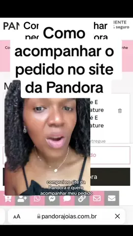 Como acompanhar o pedido da Pandora… #joias #pandora #acompanharpedido #blackfriday #dicasdelojas #comprasonline #pandorajewelry @TikTok @TikTok Brasil 