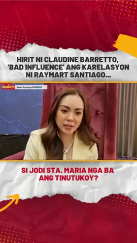 Hirit ni Claudine Barretto, 'bad influence' ang karelasyon ni Raymart Santiago...si Jodi Sta. Maria nga ba ang tinutukoy? #ClaudineBarretto #RaymartSantiago #JodiStaMaria #newsph #EntertainmentNewsPH #banderaphl #fyp #celebritynews