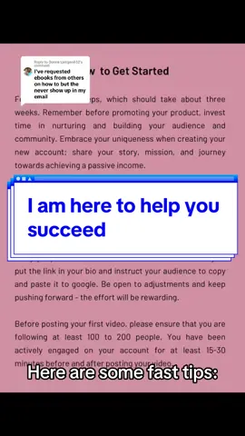 Replying to @Donna Lanigan832 I am here to help!