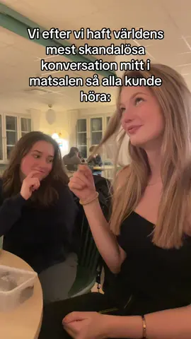 Vi pratar med STORA bokstäver✨ #scandinavianstyle #foryou #matsal #skola #fjortis #drama #internat #girlhood #conversation #hemlis 