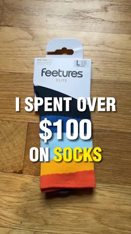 I spent over $100 on socks from @Feetures and I have zero regrets I never thought there was a difference between quality socks and cheap socks But as I've gotten more into running, I've noticed that cheap socks 1. tear easily 2. wear out quickly 3. give me blisters Feetures literally only makes socks so it makes sense that they have the best socks #feetures #Running #runningsocks #nyc 