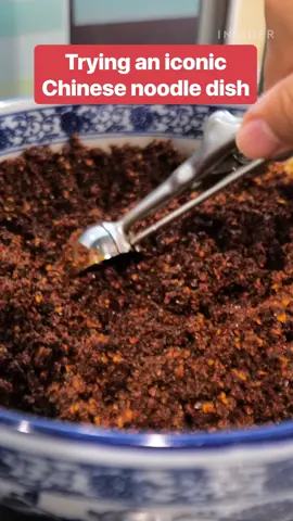 Have you tried the iconic Chinese noodle dish, spicy cumin lamb? #chinesefood #noodledish #NewYorkresturant