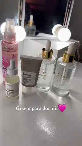 GRWM para dormir🩷 cada que hago esto duermo mucho mejor ya que me relajo bastante ✨ espero les haya gustado!  #fyp #skin #skincare #tutorial #grwmroutine #grwm #grwm_aesthetics 