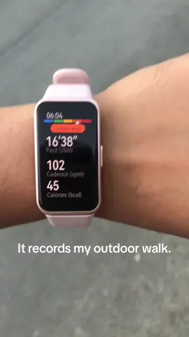 I just love this smartwatch! ❤️ MUST BUY! #smartwatch #huaweismartwatch #huawei #fypage #jogging 