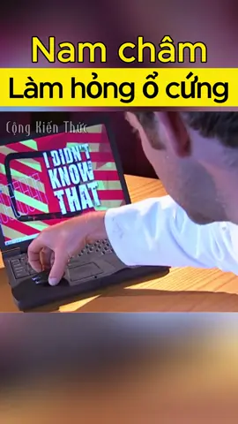 Nam châm có làm hỏng ổ cứng máy tính không? #suhuong #