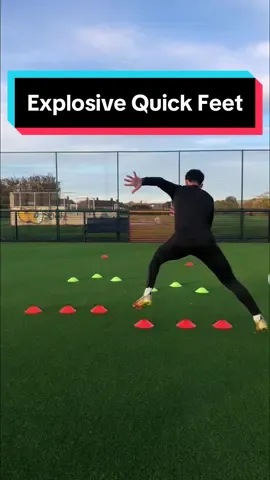 Explosive Quick Feet Drill for Footballers ⚽️🔥 #nattfitt #inthezone #zonefam #zoneacademyuk #zonesoccer #fyp #foryou #football #Soccer #speed #quickfeet #explosive #agility 