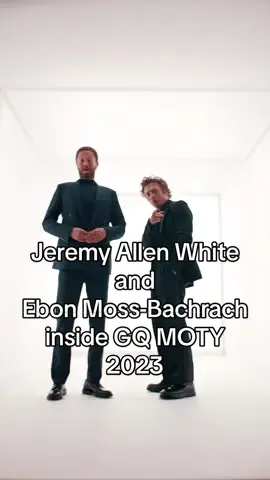 Cousin and chef! The Bear’s Jeremy Allen White and Ebon Moss-Bachrach don’t just get things hot inside the kitchen. #GQMOTY #GQMOTYxBOSS #TikTokFashion #TheBear 