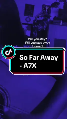 My fav A7X’s song🖤 #sofaraway #avengedsevenfold #coversong 