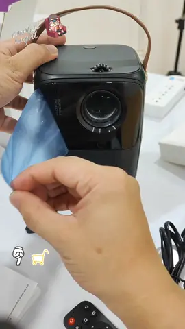 โรงหนังขนาดพกพาไปไหนก็ใช้ได้ต้องตัวนี้เลย🥰#โปรเจ็คเตอร์ #ขนาดพกพา #CapCut 