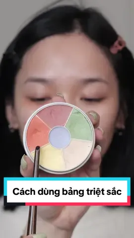 Bảng triệt sắc nhiều người không biết dùng lắm nè #makeup #tips #LearnOnTikTok #hoctrangdiem 