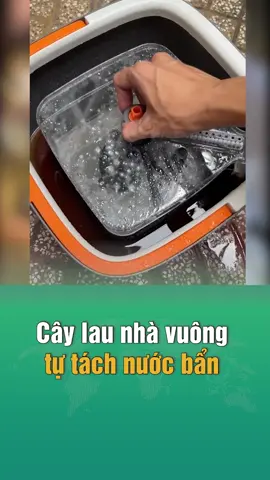 Cây lau nhà vuông tự tách nước bẩn #amm #soha #sohahome #leanontiktok 
