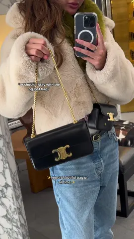 Universe gave me a second chance 🪐✨🥹 Not losing you again I promise. On my way to get an airtag 😮‍💨✨ @CELINE video credit: from my aesthetic queen @Sonja 🌹 #celine #celineclaude #celinetriomphebag #celinebag #london #munich #manifestation 