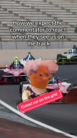 Could our car be any cuter? We think not 👼🌸 #Nissan #NissanFormulaE #FeelElectric #NISMO #couldshebeanycuter 