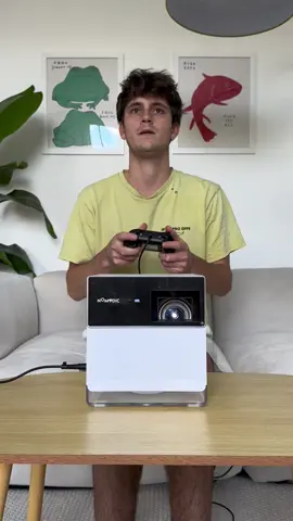 This is the BEST way to game... @nomvdic.io 🎮📽️#gamingprojector #nomvdic #homeprojector #projectors #blackfridaydeals #cybermondaydeals #amazondeals