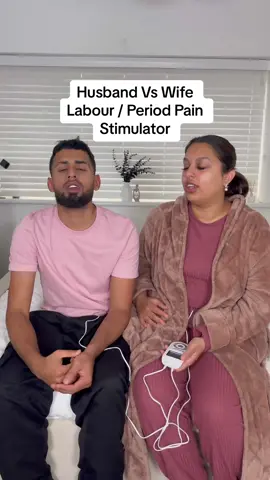 Men comaplain soo much 🤣 #foryou #husbandwife #couplecomedy #birthstimulator #labour #couple #viral #trending 
