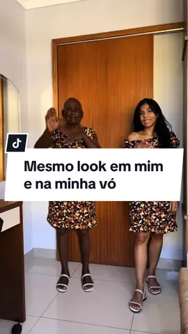 Provando que eu e minha vó podemos usar a mesma roupa tranquilamente. 🫶🏽 Esqueci o ditado popular. 🤣 #arrumesecomigo #alzheimer #look #fashion #vóeneta #humor 