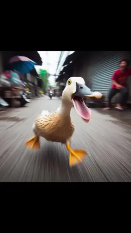 Run meme #fyp #tiktok #funny #fun #duck #animal #song #music 
