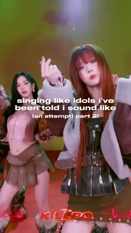 ⁺◟ attempting to sing like idols i've been told i sound like [part 2]! thank you so much for all the feedback on my part 1 post!! i really appreciate it :D this trend is super fun so i decided to do a part 2! ★ inspired by @/naszuus on instagram!!! ★ vocals/mix/vid: yoonjin ㄴ zingyou zy-007 ㄴ garageband ★ @aespa official @NewJeans @IVE.official #aespa #newjeans #ive #drama #zero #blueblood #hypnosis #tellme #커버보컬 #보컬커버 #vocalcover #kpopcover