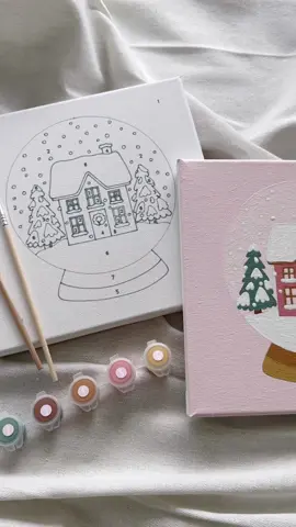 create our most popular christmas themed paint by number with us! ⛄️✨❄️ #paintbynumber #paintbynumbers #cricut #cricutprojects #cricutmaker #christmas #christmasgift #christmasgiftideas #SmallBusiness 