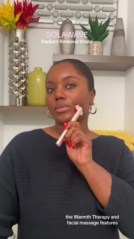Face sculpting with @Solawave 4 in 1 Radiant Renewal Wand 💗 it left my skin looking super glowy after two uses and I cant wait to see what my skin will look in a week. #solawavewand #skincaretools #skincareroutine 