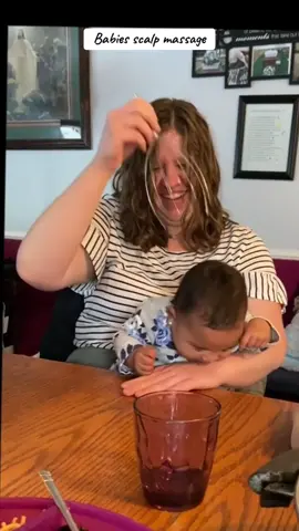 Head scalp massager   see babies face reaction 😜 😜 😜 #funnyvideos#babylove #prank #toys#babies #viral #foryou #unat #amirca #unatedstatedofamerica🇺🇸 #fyp #kids #spa 