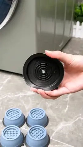 If the washing machine at home vibrates a lot, use this anti-vibration foot pad.#shockprooffootpads 