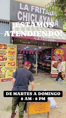¡ Ven visitanos ! Y prueba nuestras delicias Chiclayanas. #fritochiclayano #Chicharron #Humitas #cassinellichampagne #chiclayo #huarique #lima 