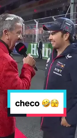 checo was still buffering 🫣😅 #f1 #formula1 #lasvegas #lasvegasgp #perez #sergioperez #checo #sports #funny @Sergio Pérez 