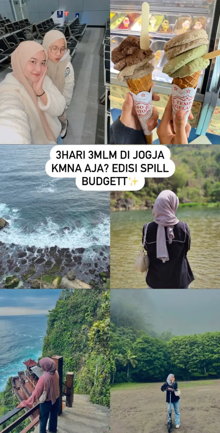 Pengen ke Jogja lagii #destinasijogja #yogyakartaistimewa #destinasiwisata #keretaapitiktok #kopiklotok #hoteljogja #sewamotorjogja #tempogelato #malioborojogja #puncaksegorojogja #pantaijogja #karangpramuka #sateratu #fyp #fypシ゚viral #healing #masukberanda 